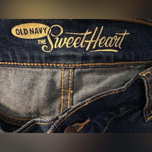 Old Navy Sweetheart Dark Blue Jean Shorts 14 - Picture 4 of 5